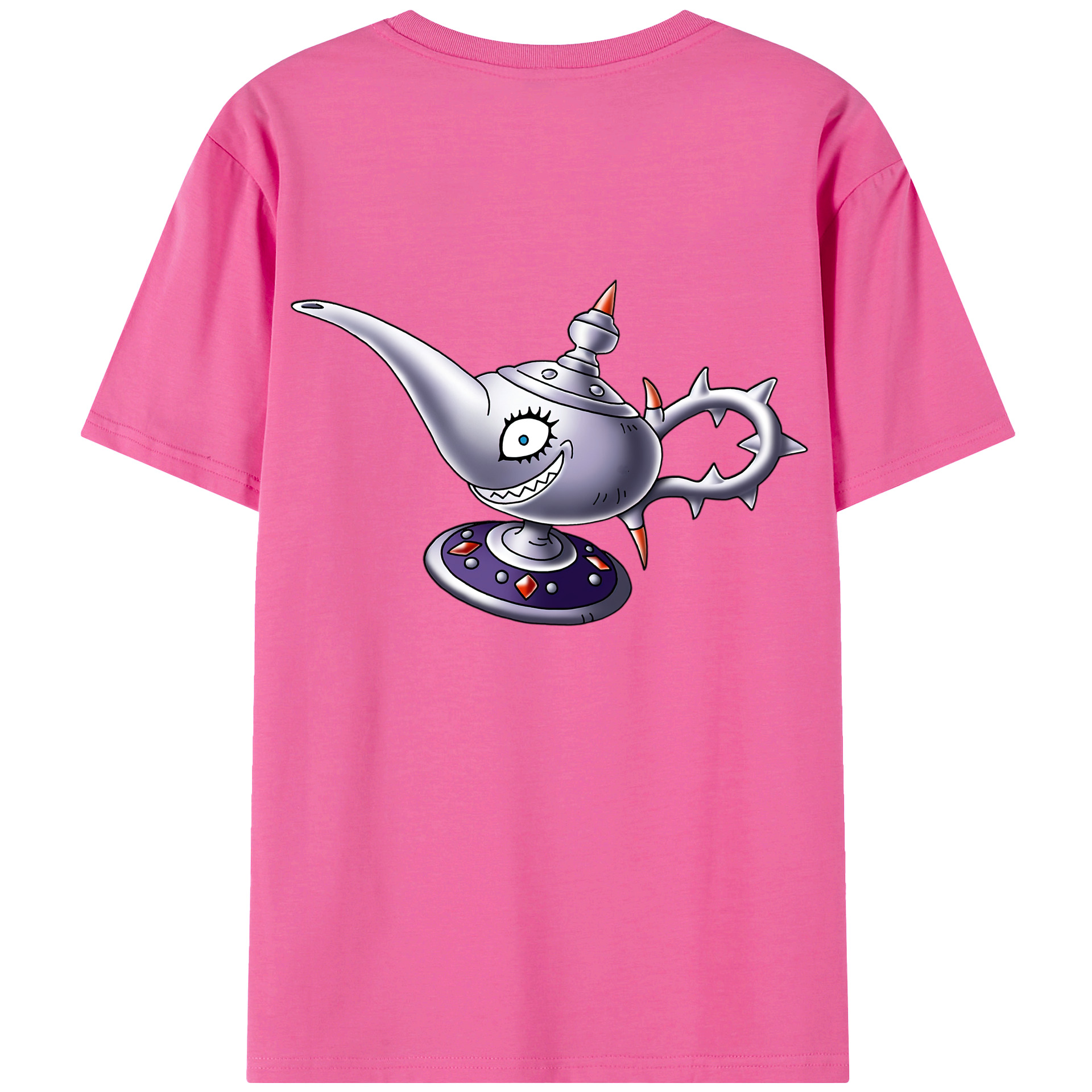 （画像用） ドラゴンクエスト Doragon Kuesuto Dragon Quest レディース半袖Tシャツ(バックプリント)